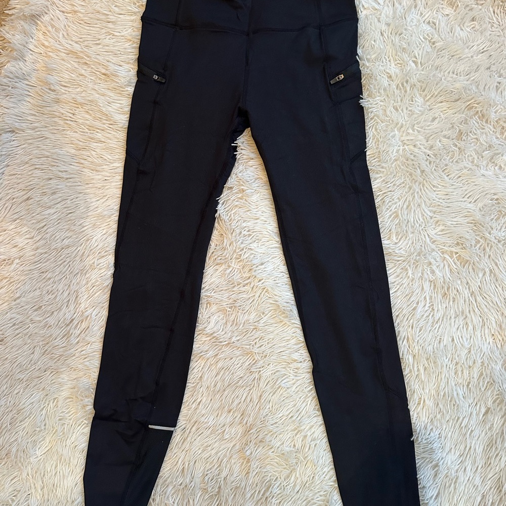 Kyodan Black Performance High-Waist Leggings Petite Small